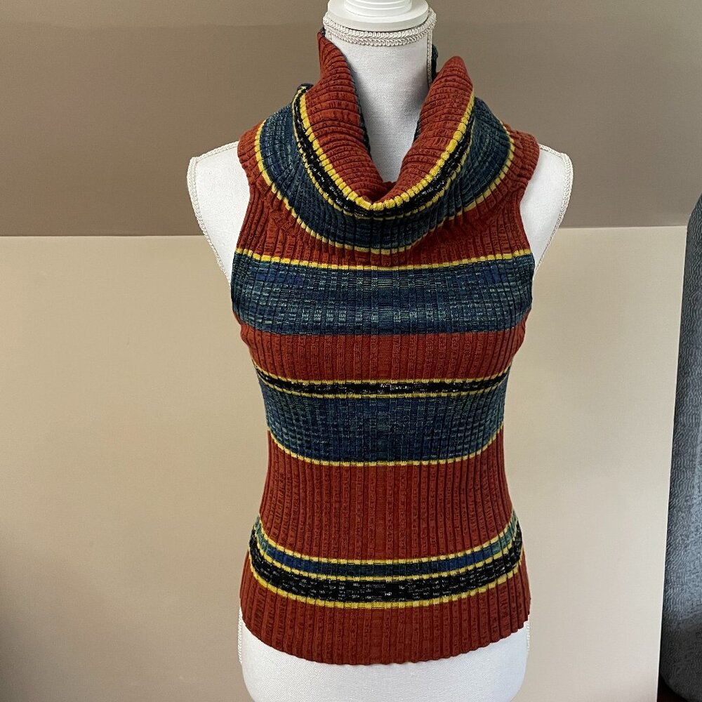 Free People Sleeveless Cowl Neck Sweater - Small